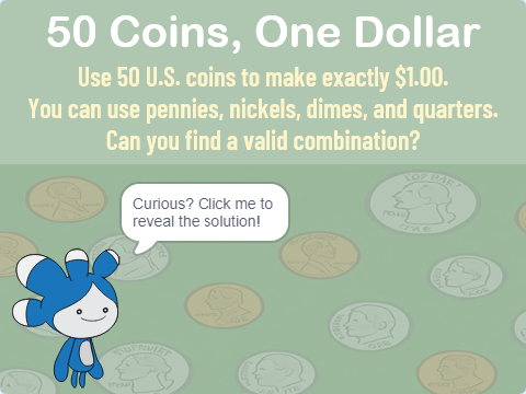 Lesson 121 – 50 Coins, One Dollar Image