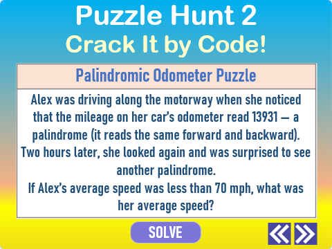 Lesson 167 – Puzzle Hunt 2 Image