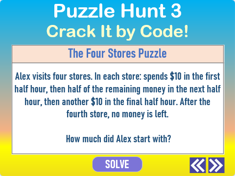 Lesson 168 – Puzzle Hunt 3 Image