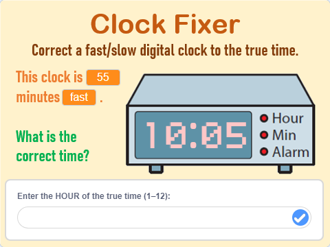 Lesson 185 – Clock Fixer Image