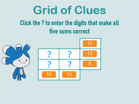 Lesson 199 – Grid of Clues Image