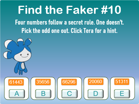 Lesson 210 – Find the Faker #10 – Distinct‑Digit Count Image