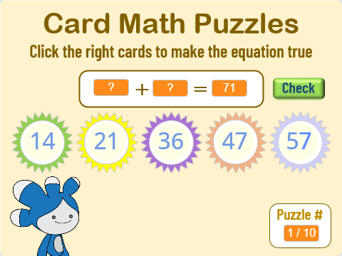Lesson 212 – Card Math Puzzles Image