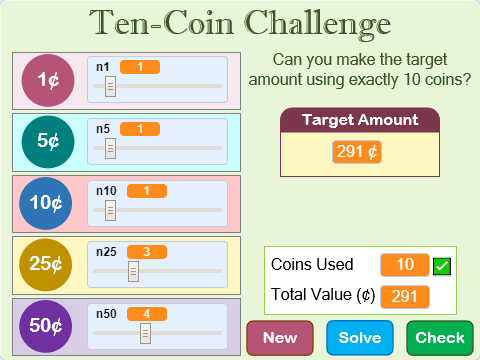 Lesson 383 – Ten-Coin Challenge Image