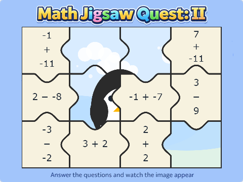 Lesson 389 – Math Jigsaw Quest - II Image