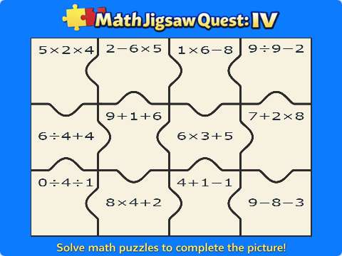 Lesson 391 – Math Jigsaw Quest - IV Image
