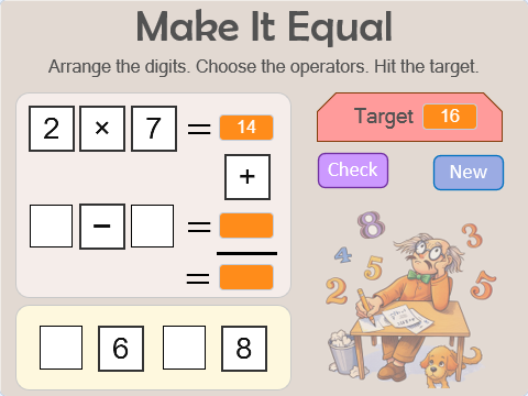 Lesson 403 – Make It Equal Image