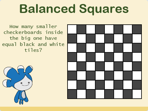 Lesson 410 – Balanced Squares Image