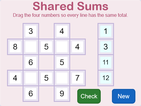 Lesson 411 – Shared Sums Image
