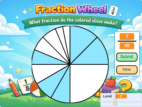 Lesson 419 – Fraction Wheel Image